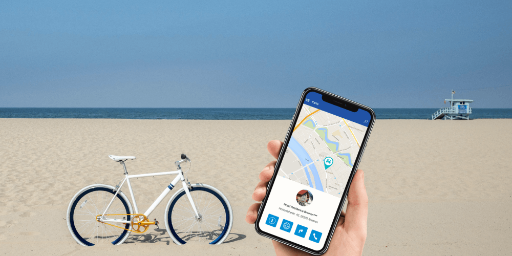 Die Weser-Radweg Mobile App für iOS und Android aus Bremen